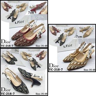 Dior J'ADIOR Slingback Pump in Oblique Embroidered Canvas Shoes 7cm