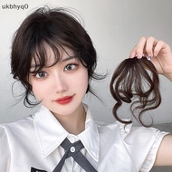 Fashion Fake Air Bangs Hair Extension Comic Style Fringe Natural Fuffy Clip Curly In Front Fringe Ha