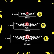 D Sport Wings Daihatsu Car Sticker / K758