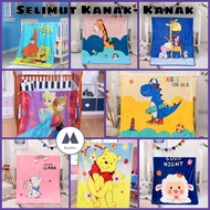 ROOMIO NEW Selimut Murah Kanak-Kanak Blanket for Kids Cartoon Design Selimut Budak Murah Corak Kartu