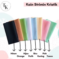 [Meteran] Kain Strimin 18ct / kain kristik
