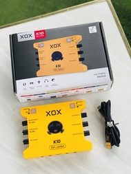 Sound card XOX K10 Jubilee 15th phiên bản 2025 có Bluetooth – livestream karaoke online thu âm chuyê