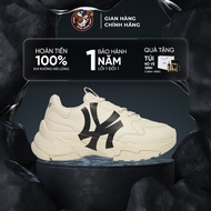 [ Full Box Hidentag ] Giày MLB Chunky Bigball Chunky A  Beige Chính Hãng Độn Đế. Giày Thể Thao Chí