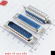 [5 Pieces]- DB25 Male Port 25 Pins Straight 2 Rows Solder Electronic Wire Connector 886