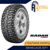 RADAR LT215/70R16 100/97Q RENEGADE RUGGED TERRAIN TIRES CHINA 215/70R16 RT