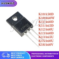 10PCS/ TO-220F K13A60D K10A50D K18A60V K12A60U K13A65U K10A60W K11A65D K15A60U K11A60D mos chip ic 1