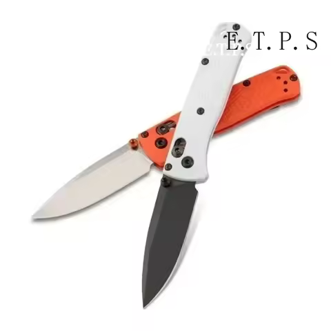BM 533-3 MINI Bugout Nylon Wave Fibre Handle Axis Lock Folding Outdoor Pocket Knife EDC Camping Hunt