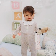 Baabaasheepz Romper Long Sleeve Zip Cute Chef Classic Gray Romper Baby Jumper Baby Clothes H56