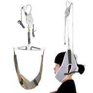 【ส่งจากกรุงเทพฯ 】Over the Door Cervical Traction Set Neck Shoulder Head Pain Home Relief Brace เครื่องดึงคอ ที่ดึงคอ แก้ปวดคอ ดึงคอยืดกระดุกคอ สำหรับผ่อนคลายต้นคอ ตึงคอ เพื่อโยคะยืดคอปลอดภัย ติดตั้งง่าย