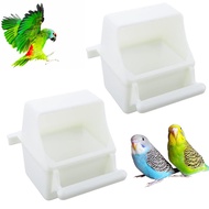 Parrot Food Box Feeder Food Cup Bird Cage Food Box Accessories Starling Bird Cage Accessories