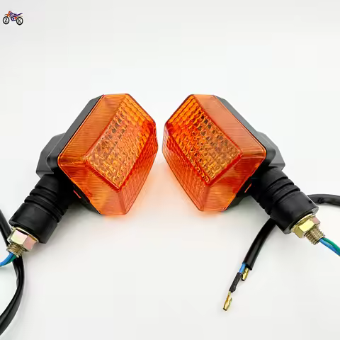 Amber Motorcycle Turn Signal Light 12V 10W Indicator Blinker Lamp For Honda CB250 CB350 CB400 CB500 
