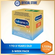 Enfagrow A+ Three Lactose Free 1.725kg (1,725g) Milk Supplement Powder for 1-3 Years Old