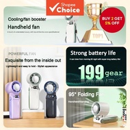 High-Speed Portable Turbo Fan 8000mAh 30 Hours Handheld Cool Fan Mini Foldable AC Fan F5PRO  Kipas T