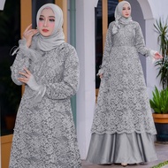 Bellona gamis Pesta full brukat maxi dress kondangan