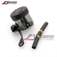 Motorcycle Front Brake Master Cylinder Tank Oil Cup Fluid Reservoir Bottle With Bracket For INDIAN F