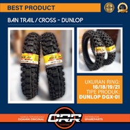 Trail Tire Cross Tire CRF Rally KLX WR155 DUNLOP DGX 01 Ring 18 19 21 100/100-18 100/90-19 120/90-18