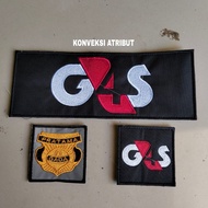 G4s security guard embroidery attributes