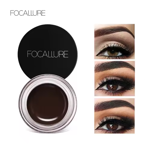 FOCALLURE Eye Gel Waterproof Gel New Makeup Black Long Lasting Liquid Gel Nice Delineador Gel To Wom