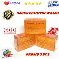 PROMO [3 PCS] SABUN SUSU DOMBA CDA ORIGINAL SABUN BPOM MURAH BISA COD KUNING ORANGE TRANSPARANT PEMB
