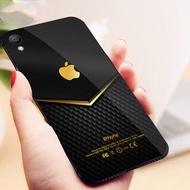 Softcase Gold Logo iPhone Mewah for Oppo A37/A37f Premium Glass Case Mewah | PO315 | Softcase Kaca Mewah | Softcase Mewah Oppo A37 | Softcase Oppo A37f | Softcase Logo iPhone Mewah | Softcase Custom for All Tipe | Custom Case Mewah | Softcase Kaca