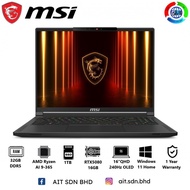MSI Stealth A16 AI+ A3HWIG-073US 16"QHD 240Hz OLED Gaming Laptop AMD Ryzen AI 9-365 32GB 1TB SSD RTX