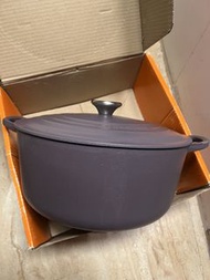 LC Le Creuset 讓藏 ROUND CASSEROLE / OVEN 28cm AMETIST 紫色鑄鐵鍋 湯鍋煲 深炒鍋 large flower plate crock 水晶球等