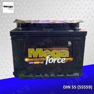 Mega Force DIN 55 ( 55559 ) Maintenance Free Car Battery with 18 Months Warranty