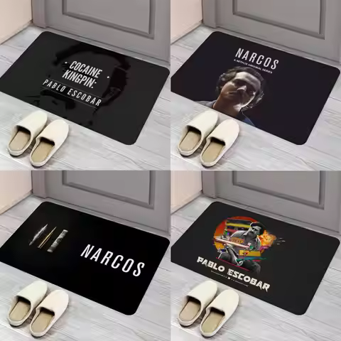 Pablo Escobar Narcos Floor Mat Entrance Door Mat Nordic Style Home Doormat Bathroom-Toilet Mats Bedr