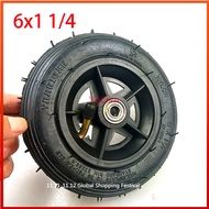 6x1 1/4 tyre 150MM Scooter Inflation Wheel With Hub With Inner Tube Electric Scooter 6 Inch Pneumati