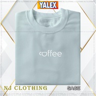 Nj cLothing - Printed Vinyl - Coffee - Unisex Tshirt shirt for Men Women - XS To 2xl - 100% Cotton -