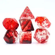 Run group coc dice Cthulhu coc colorful dnd20-sided crystal digital game dice