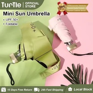 TURTLE UV Umbrella Protection Sun/Mini Folding Umbrella Small Pocket Umbrella/UPF50+ Mini Umbrella