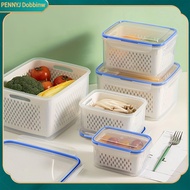 PENNYJ Storage Box Vegetable Storage Container Large Capacity Bpa Free Food Storage Container with D