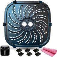 ALJ Air Fryer Tray for 8QT PowerXL Vortex Pro Air Fryer Plus, Premium Nonstick Air Fryer Grill Pan C