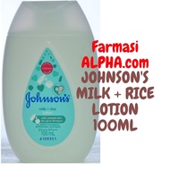 (New Packing) Johnson's Milk + Rice Lotion 100ml