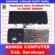 Asus ZenBook Pro 15 UX550 UX550G UX550GD UX550GDX UX550GE UX550GEX UX550V Backlight Keyboard