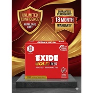 (Installation Provided) EXIDE GOLD PLUS  DIN 62L | CAR BATTERY BATERI KERATA 84/120