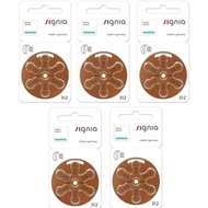 Siemens Signia size 312 hearing aid battery NEW (5 packs)