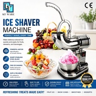 KT WARE Commercial ICE CRUSHER MACHINE Electric Dual Blade Ice Shaver Machine Cendol Machine ABC Pe