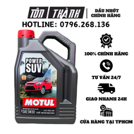 [ Hàng Chính Hãng ] Dầu nhớt ô tô cao cấp Motul Power SUV 5W30 - Dành cho máy xăng và dầu (5 Lít)
