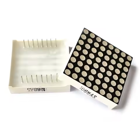 1PCS 8x8 Dot Matrix LED Display Module Common Cathode Red/Blue/Green 3MM 1088AS Displays Board Compa