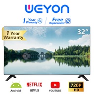 WEYON 32/40 นิ้ว สมาร์ททีวี Android TV WIFI/YOUTUBE/NETFLIX