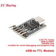 FS-UTTL-340NC USB to TTL Serial Module Type-C Interface CH340NC 5V to 3.3V