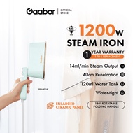 Gaabor Portable Electric Steam Iron Wet & Dry Iron Flexible Switching Steamer Garment 1200W HM-M01A