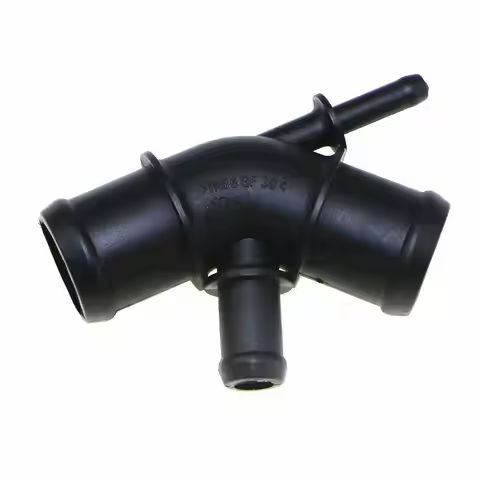 Plastic Upper Radiator Coolant Water Hose Connector Flange 1J0 121 087C 1.8T 2.0 for VW Golf 4 Bora 