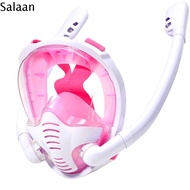 SALAAN Waterproof Adult Swimming Full Face Anti Fog Underwater Snorkeling Diving Equipment Safe Swim