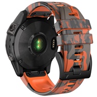 Bandkids 26mm Camo Watch Band for Garmin Fenix 5X /Fenix 6X /Fenix 7X/Tactix Delta/Fenix 3/3 HR,Soft
