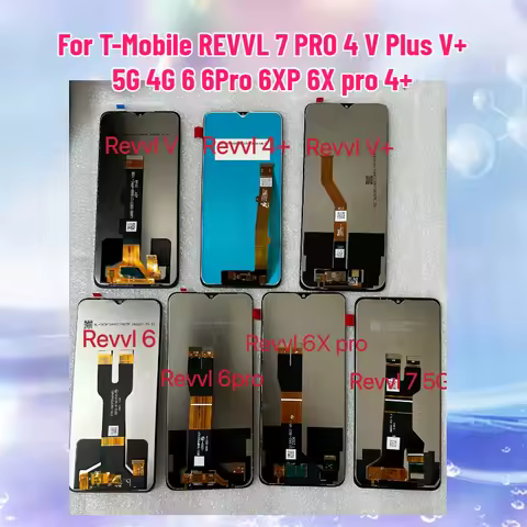 NEW LCD Pantalla for T-Mobile REVVL 7 PRO 4 V Plus V+ 5G 4G 6 6Pro 6XP 6X Pro 4+ LCD Digitizer Touch