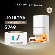 【2 Years Warranty】Dreame L10 Prime & L10 Ultra Robot Vacuum | Auto Mop Cleaning, Drying | Mop Liftin