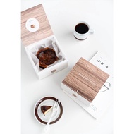 ∮ Kasugabe Imitation Wooden Box 4/5/6 Inch Basque Cheesecake Cheese Chiffon Cake